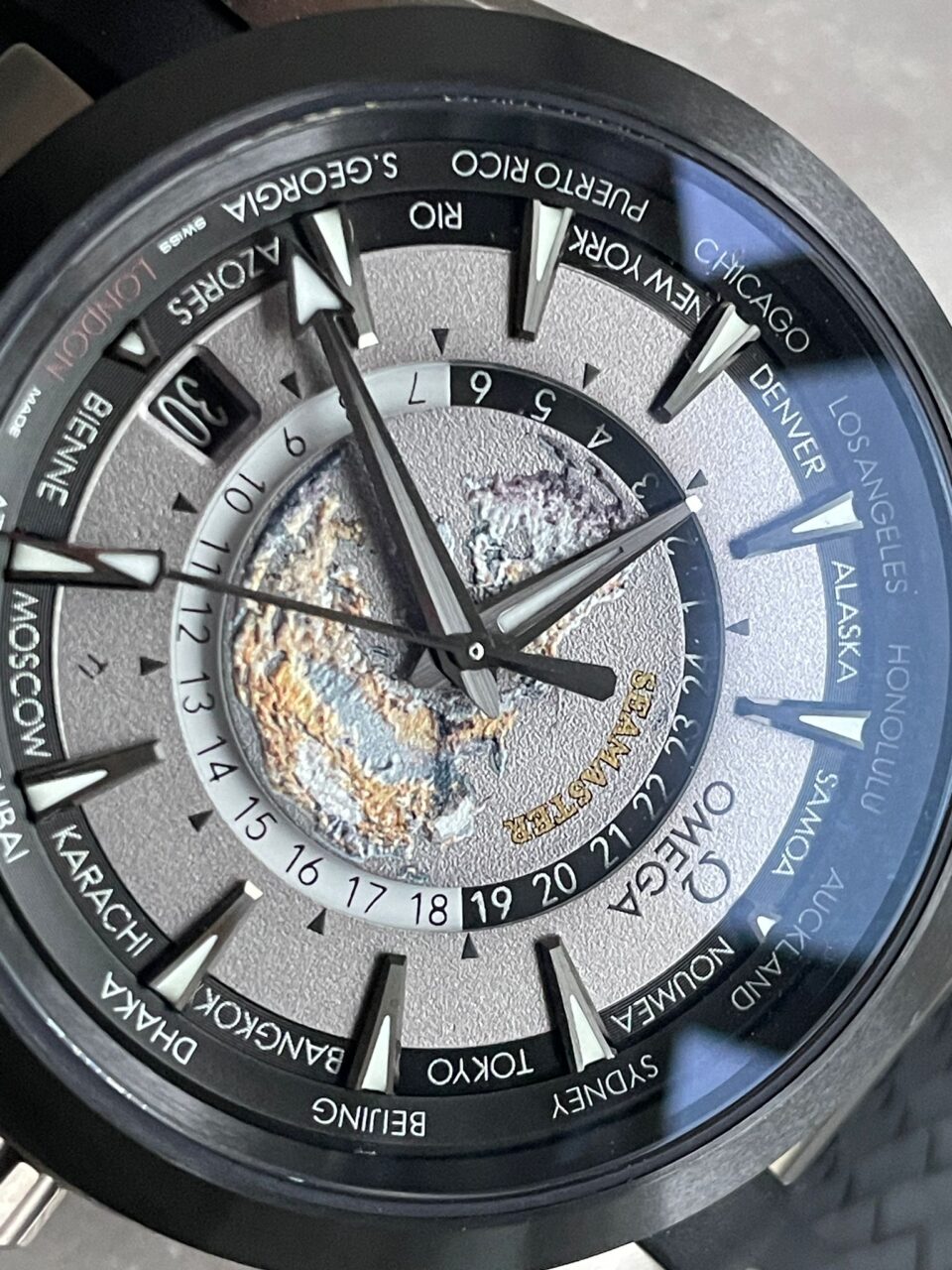 Aqua Terra 150M 43mm 24 Ti VSF 1:1 Best Edition Gray Dial on Black Rubber Strap A8938