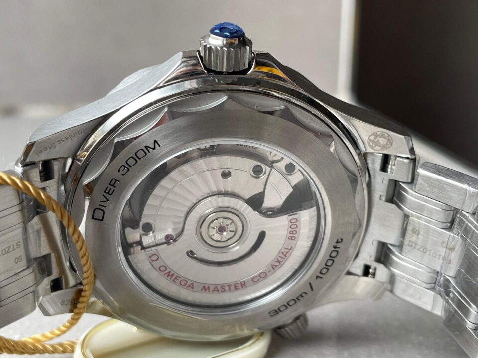 Seamaster Diver 300M SS/Green Ceramic Bezel ORF 1:1 Best Edition Green Dial on SS Bracelet A8800