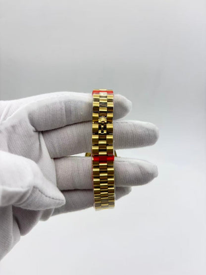 Rolex Lady-Datejust 26MM Yellow Gold Myriad Diamond Dial Ref.69178