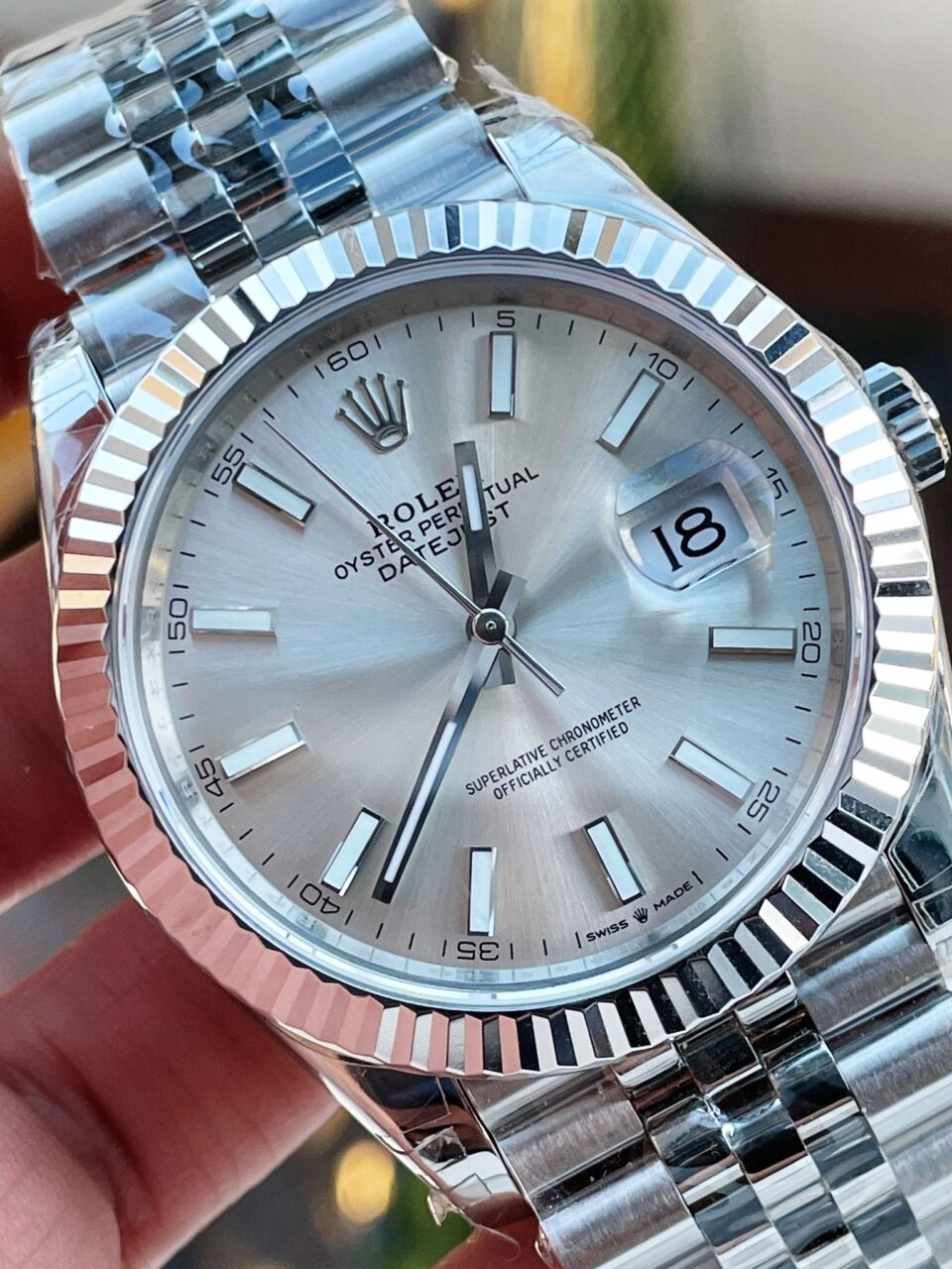 VS Factory 1:1 Rolex DateJust 41 SS Best Edition 904L Steel Silver Dial