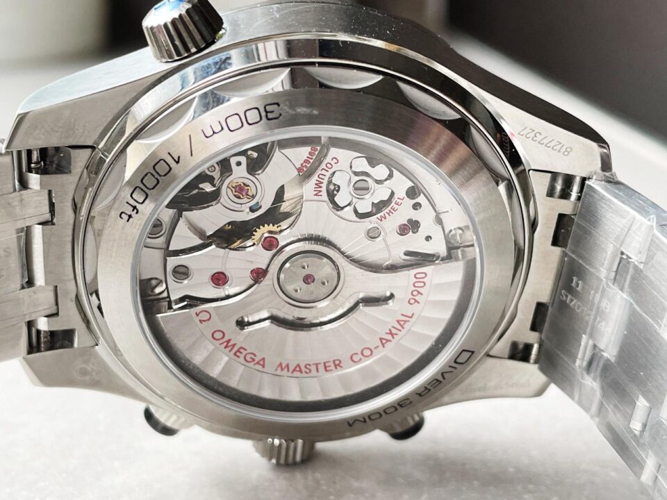 Seamaster 300M Chrono SS OMF 1:1 Best Edition Black Dial on SS Bracelet A9900