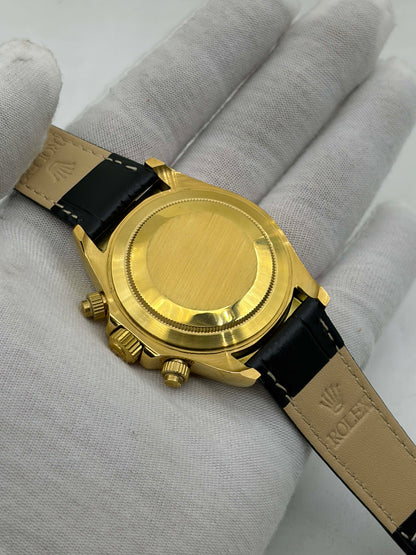 Rolex Daytona Yellow Gold White Arabic Dial Cosmograph Ref.16518
