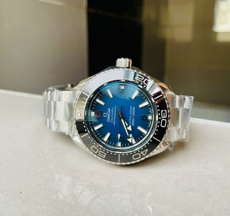 Seamaster 6000M Ultra Deep SS SBF VF 1:1 Best Edition Deep Blue Dial on SS Bracelet A8912 SCG