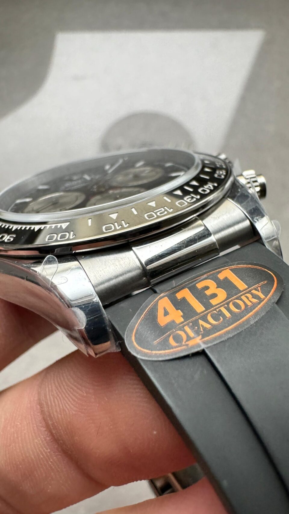 QF Factory 1:1 Rolex Daytona 126500 Best Edition 904L Steel Black Dial SA4131