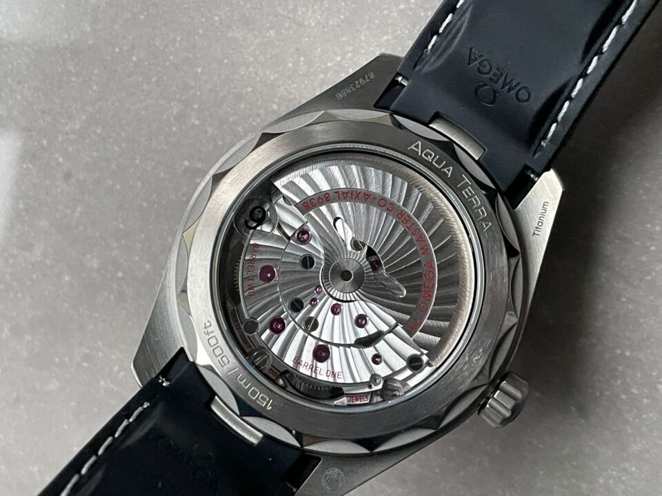 Aqua Terra 150M 43mm 24 Ti VSF 1:1 Best Edition Gray Dial on Black Rubber Strap A8938