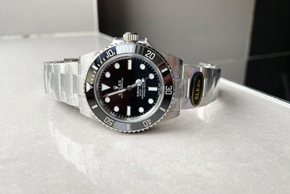 Clean FACTORY 1:1 Rolex Submariner No Date CF 41mm Black Dial Black ceramic Bezel 3230