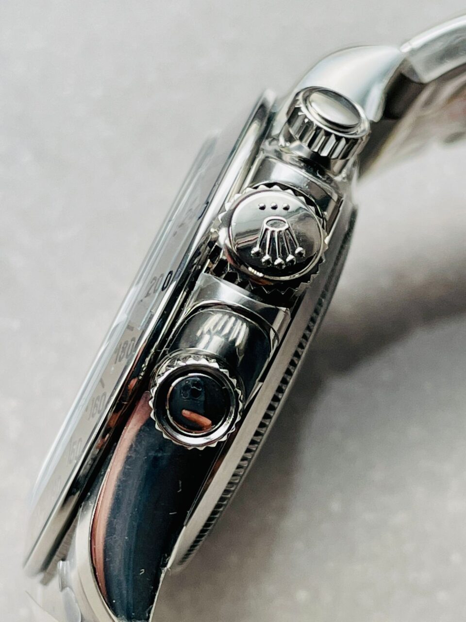 Rolex Daytona 116500 DAYTONA 1:1 Best Edition CF 904L SS Case and Bracelet White Dial Silver bezel SA4130