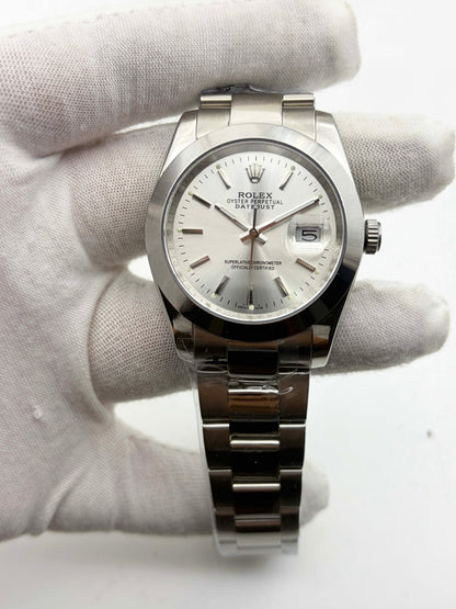 Rolex Datejust 36 Steel Silver Index Dial Ref.16200