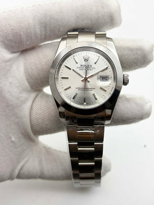 Rolex Datejust 36 Steel Silver Index Dial Ref.16200