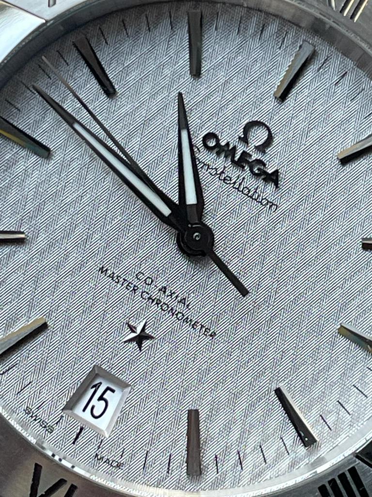 Constellation Black Ceramic SS SBF 1:1 Best Edition White Textured Dial on Black Gummy Strap A8900