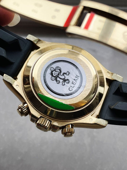 Clean factory 1:1 Rolex Daytona Best Edition 904L Steel Black Dial A4130