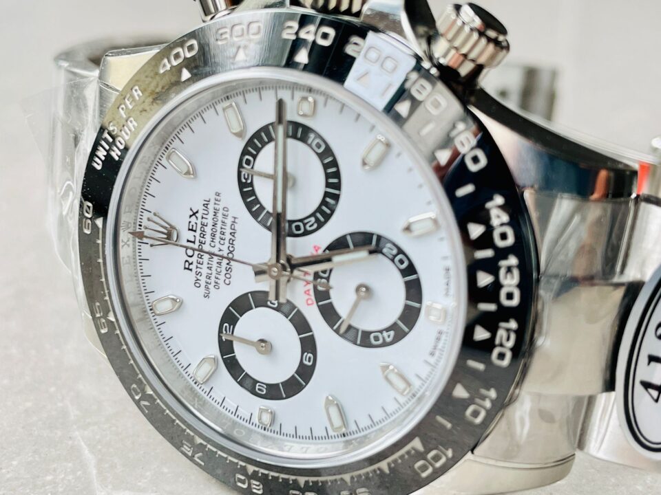 CLEAN FACTORY 1:1 Rolex Daytona 116500 PANDA Best Edition CF 904L SS Case and White Dial