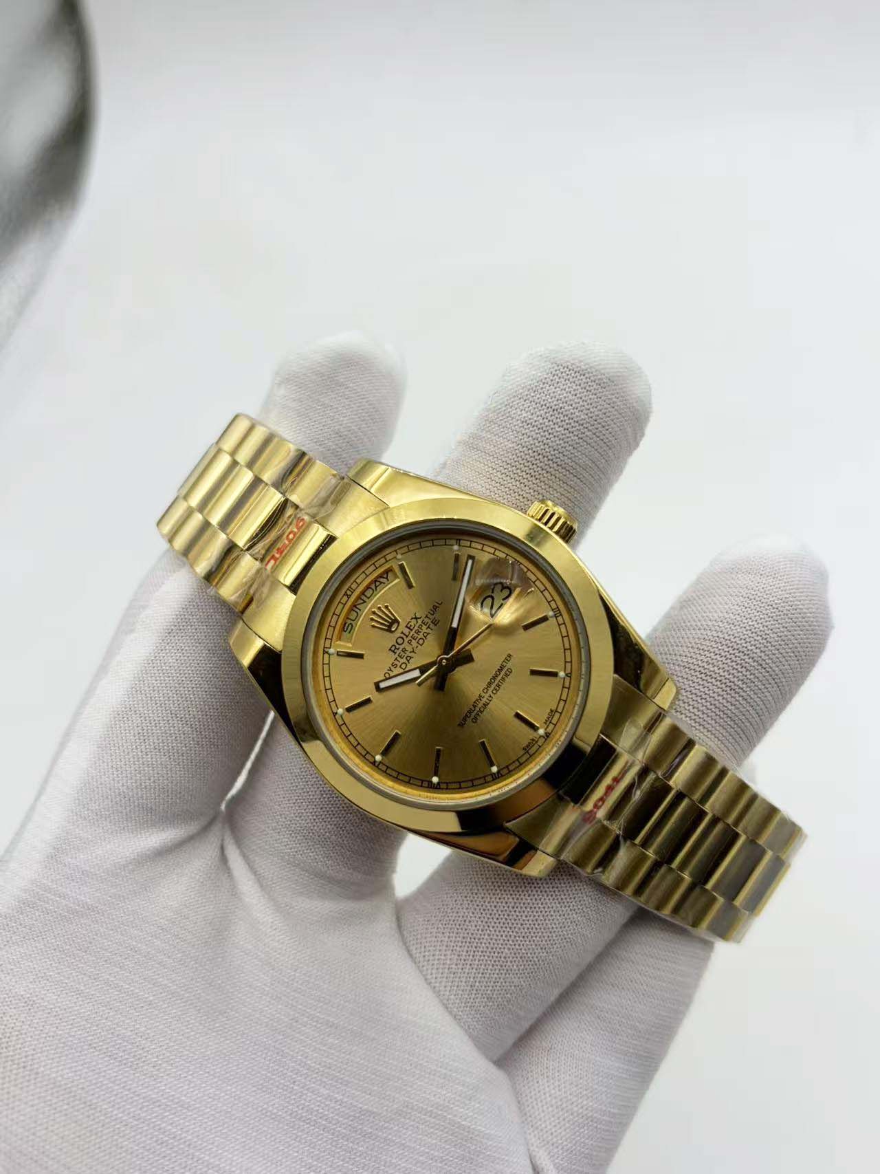 Rolex Day-Date 36MM Yellow Gold Ref.18248 - Champagne Index Dial