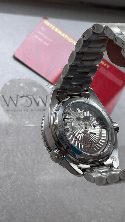 Planet Ocean 43.5mm SS VSF 1:1 Best Edition  blue ceramic Bezel blue Dial on SS Strap A8900