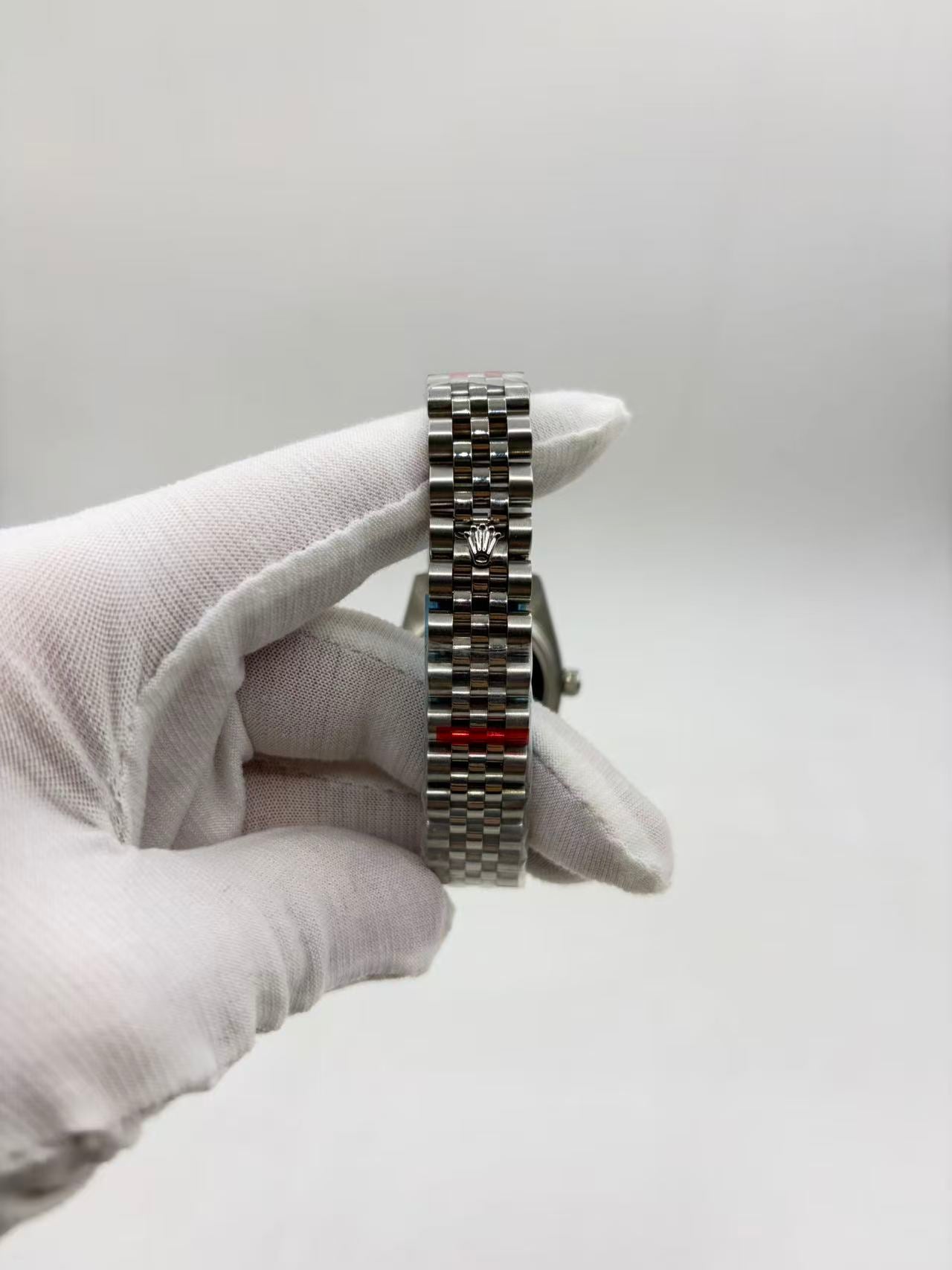 Rolex Platinum Dial Datejust 31 Silver Roman Roman Ref.178246