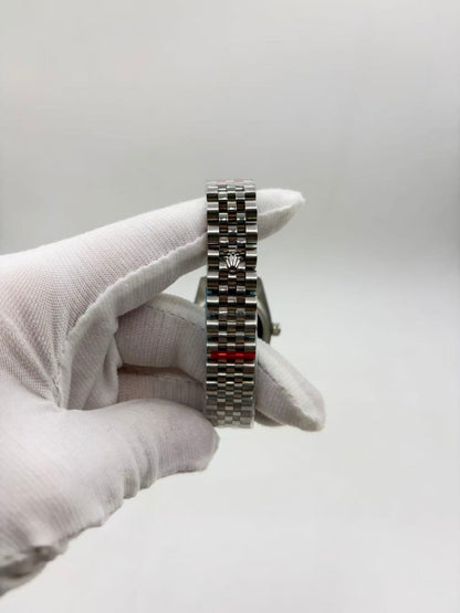 Rolex Platinum Dial Datejust 31 Silver Roman Roman Ref.178246