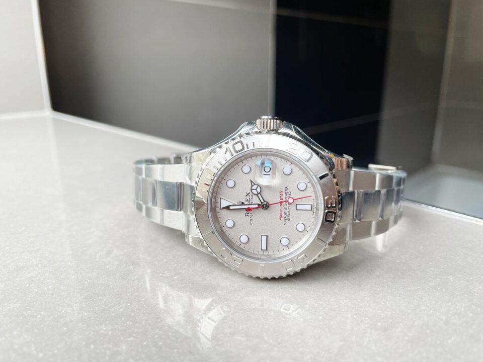 JF FACTORY 1:1 Rolex Yacht-Master 116622 Best Edition Silver Dial SH3135