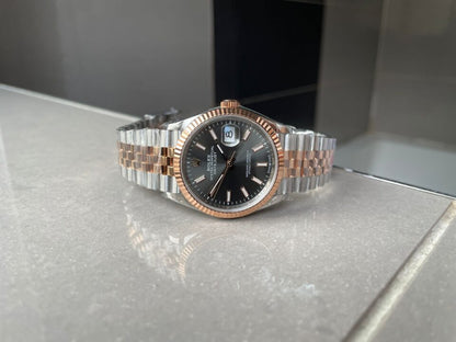 VSF Factory 1:1 Rolex DateJust 36 SS 116231 Best Edition 904L Steel Gray Stick Dial VS3235