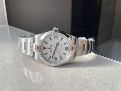 JDF Factory 1:1 Rolex Explorer 124270 36mm 904L Steel Best Edition White Dial VR3230