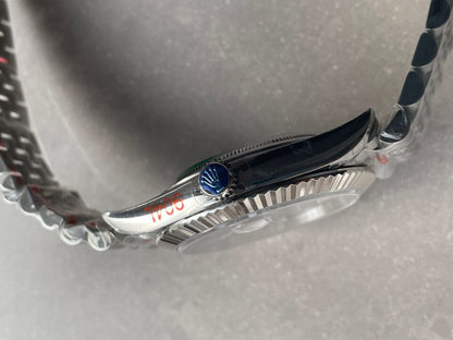 VSF Factory 1:1 Rolex DateJust 41  SS Best Edition 904L Steel Blue Textured Dial