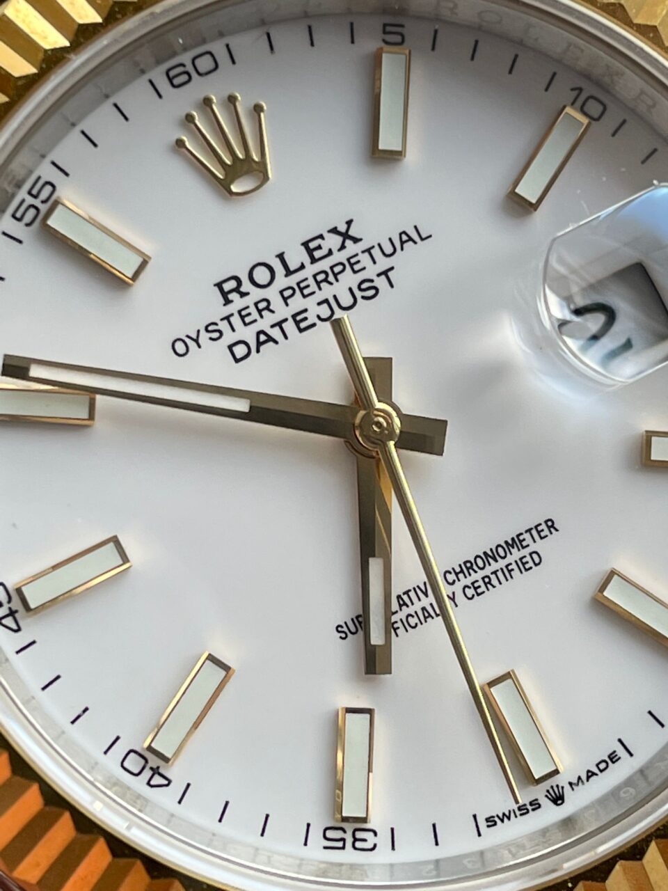 EW Factory 1:1 Rolex DateJust 41 126333 SS/YG Best Edition 904L Steel White Stick Dial