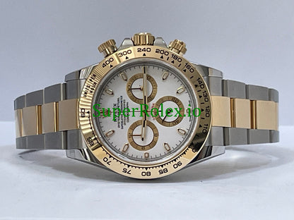 Rolex Cosmograph Daytona 40 Yellow Rolesor White Index Dial Ref.116503