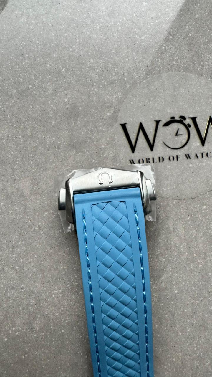 Aqua Terra 41mm VSF 1:1 Best Edition Summer Blue Dial on Blue Rubber Strap A8900