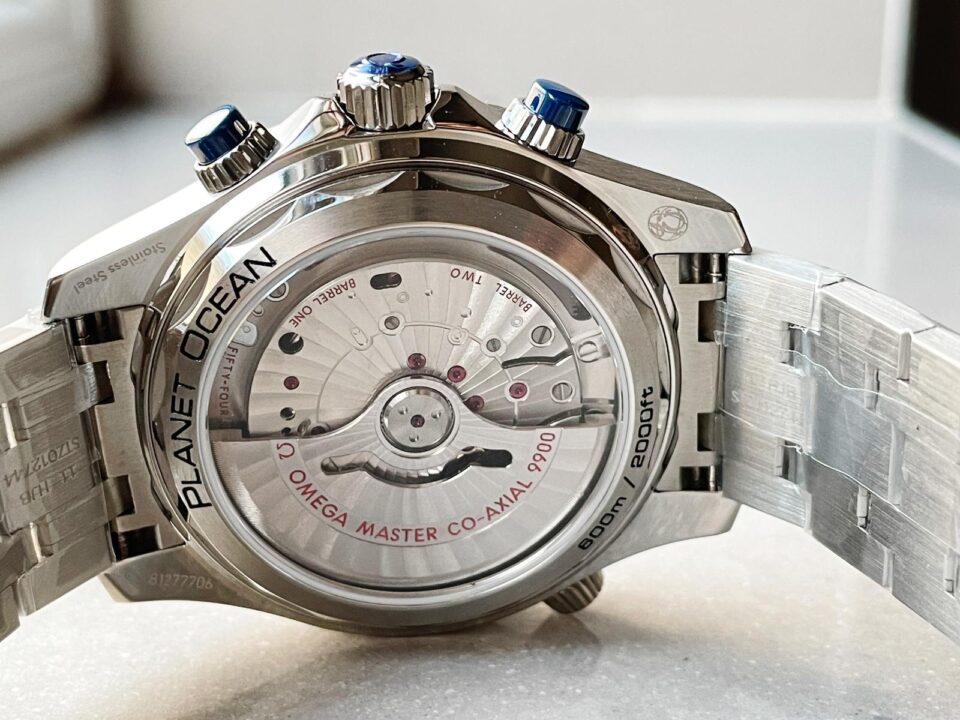 Seamaster 300M Chrono SS OMF 1:1 Best Edition Grey Dial on SS Bracelet A9900