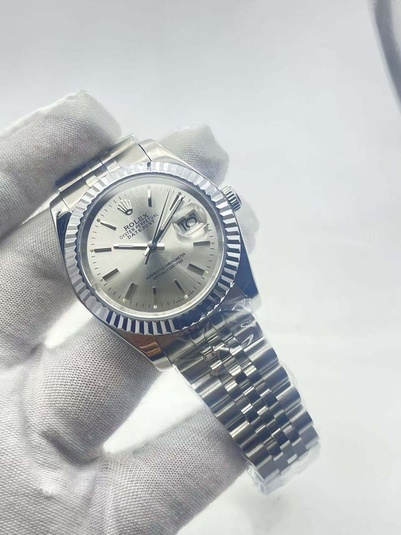 Rolex Datejust 36 Steel Silver Index Dial Ref.16014