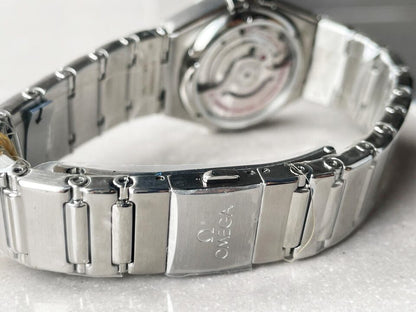 Constellation Co?Axial Master 29 mm Silver dial White dial on Diamond bezel