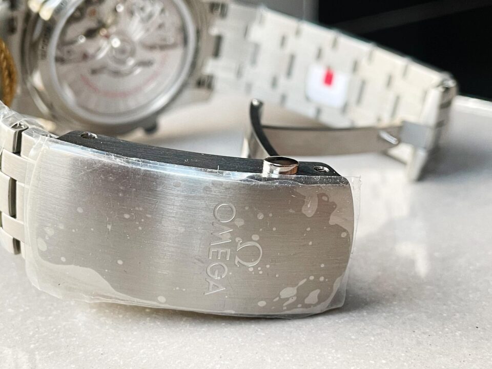 Seamaster 300M Chrono SS OMF 1:1 Best Edition Grey Dial on SS Bracelet A9900