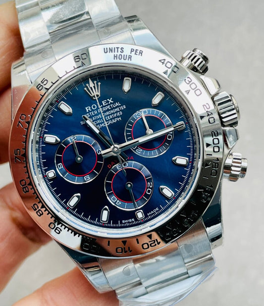 BTF factory 1:1 Rolex Daytona 116509 Best Edition Blue Dial SA4130 V2