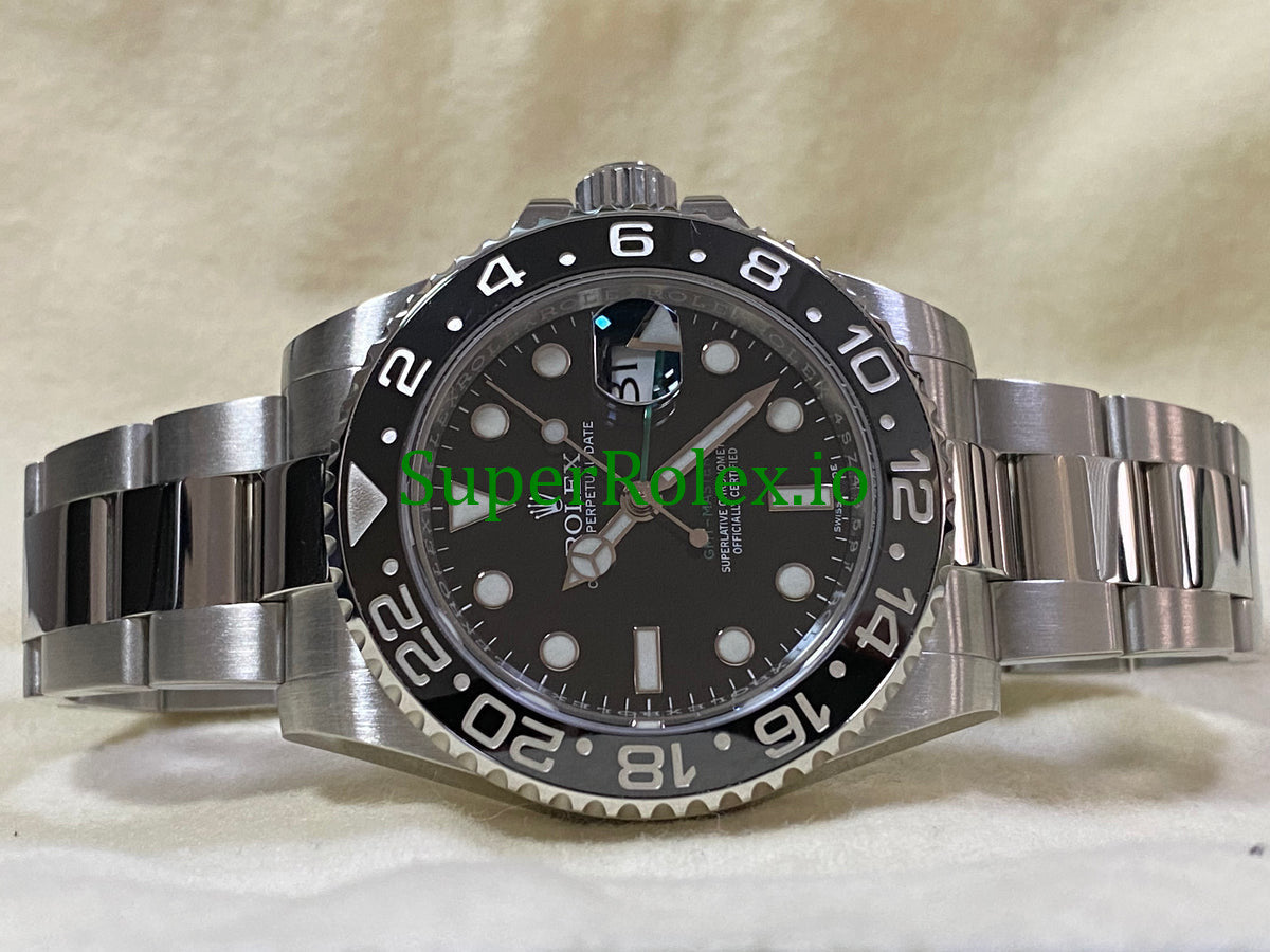 Rolex GMT-Master II 40mm Steel Oyster Ref.116710LN - Black Dial