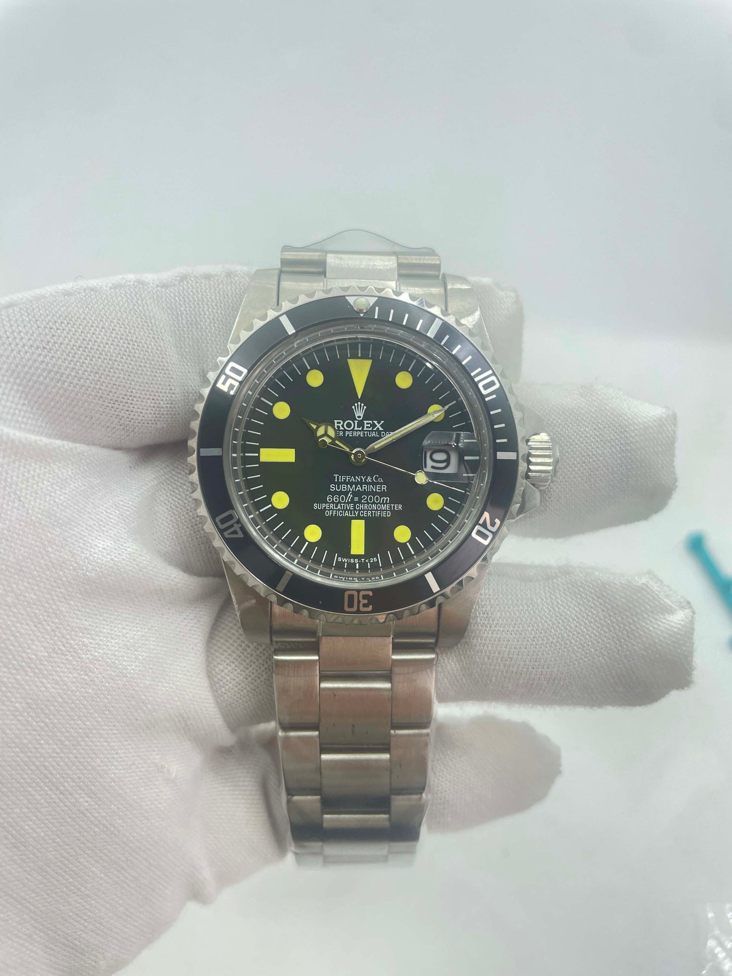 Vintage Rolex Submariner Date Tiffany  16610A30B9315 Black dial
