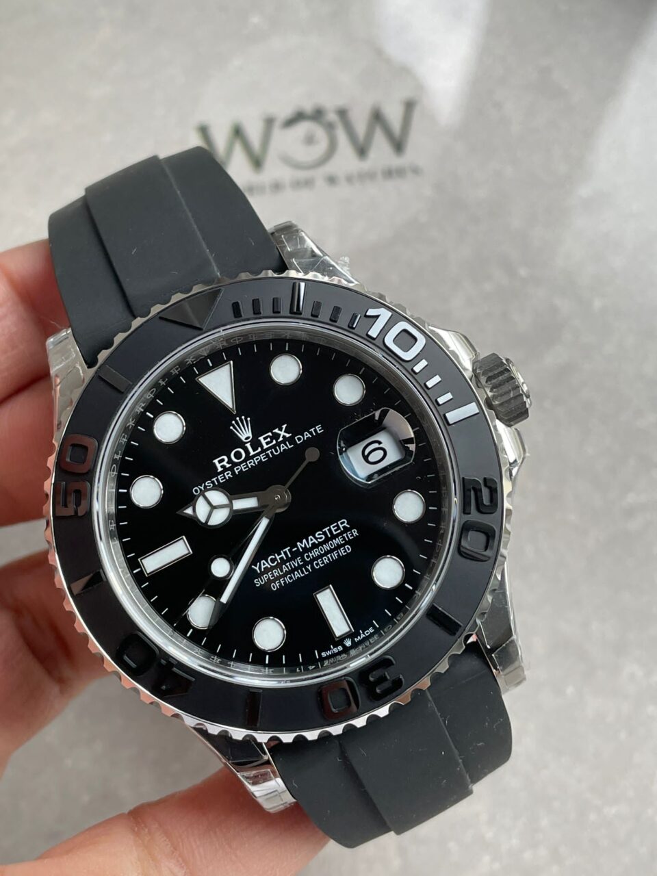 VSF FACTORY 1:1 Rolex Yacht-Master 41mm 226659 Best Edition 3D Black Dial SS case Black Ceramic Bezel VS3235