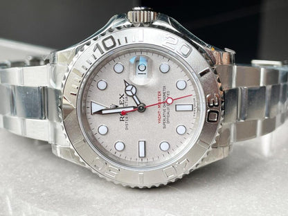 JF FACTORY 1:1 Rolex Yacht-Master 116622 Best Edition Silver Dial SH3135