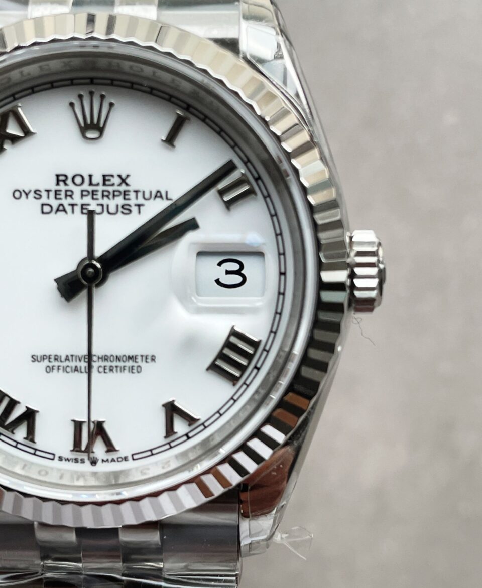 VSF Factory 1:1 Rolex Datejust 41mm 16030 Roman markers White dial VS3235