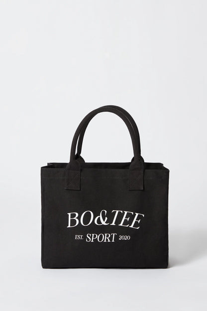 Small Canvas Tote Bag in Black