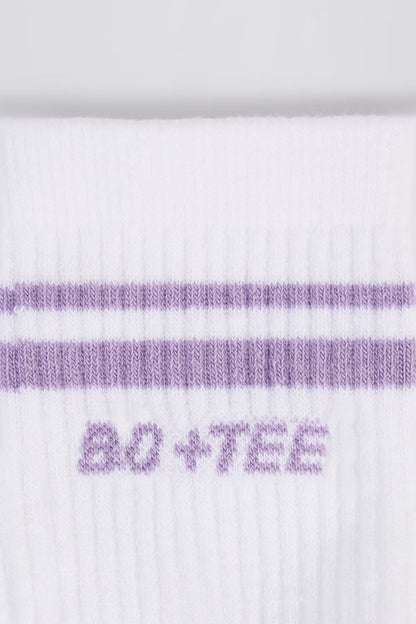 Ribbed Crew Sock Bundle in White