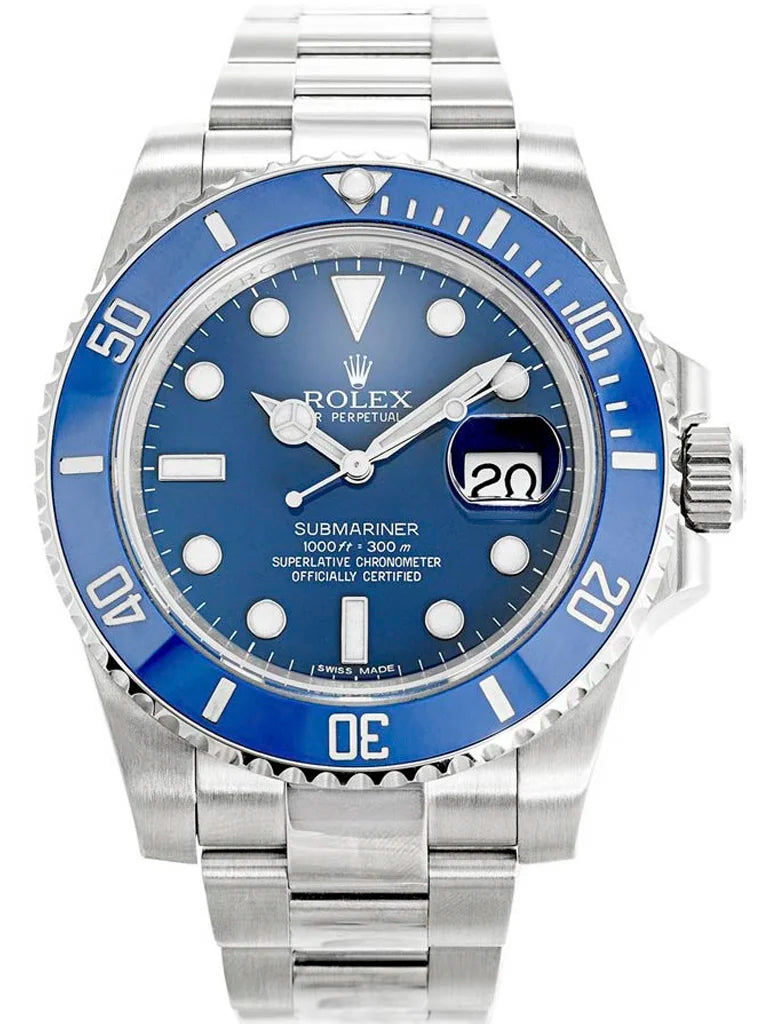 Rolex Submariner Blue Dial 116619LB “Smurf”