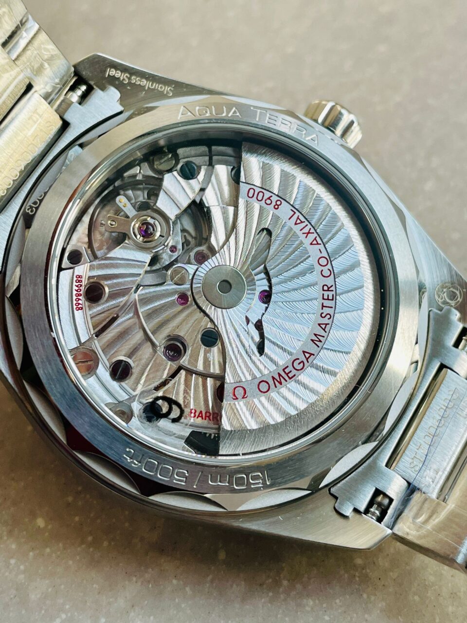 Aqua Terra 150M Master Chronometers VSF 1:1 Best Edition White Dial on SS Bracelet A8900