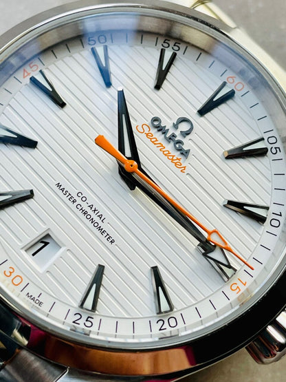 Aqua Terra 150M Master Chronometers VSF 1:1 Best Edition White Dial on SS Bracelet A8900