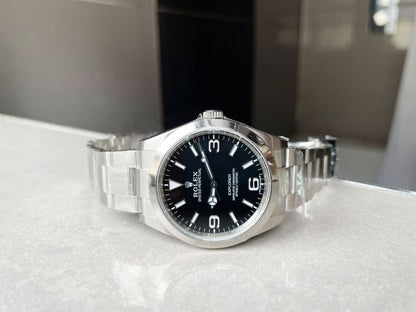 ARF Factory 1:1 Rolex EXPLORER I 214270 39mm black dial ss strap