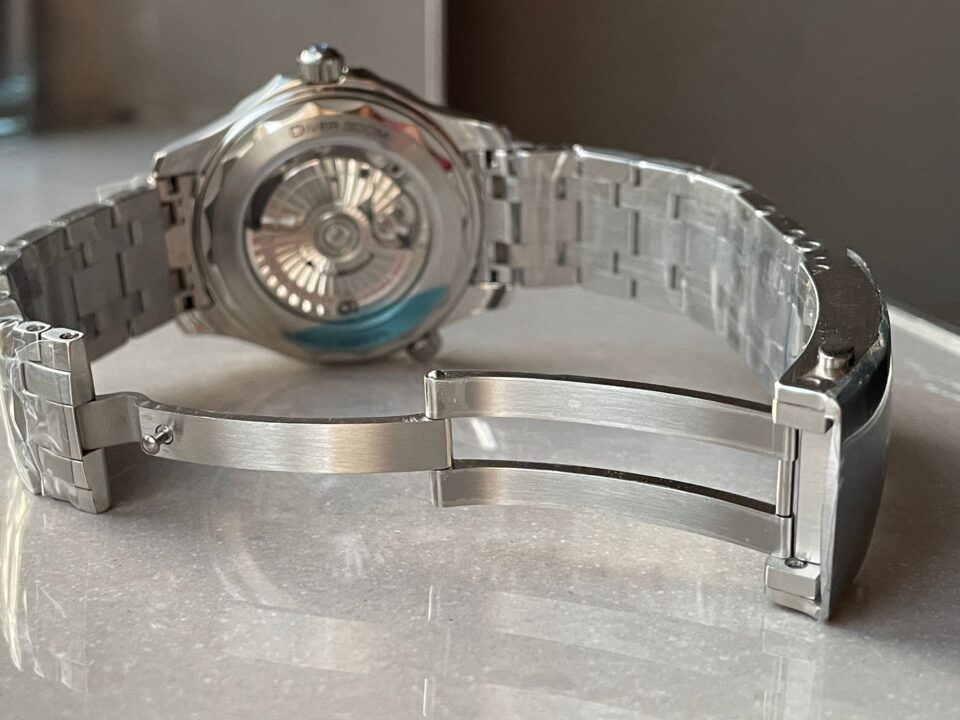 Seamaster Diver 300M VSF 1:1 Best Edition Blue Ceramic Blue Dial on SS Bracelet A8800 V2