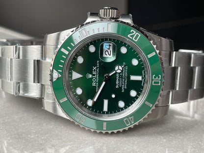 VSF FACTORY 1:1 Rolex HULK SUBMARINER 116610 LV BEST EDITION GREEN CERAMIC 904L STEEL VS3135