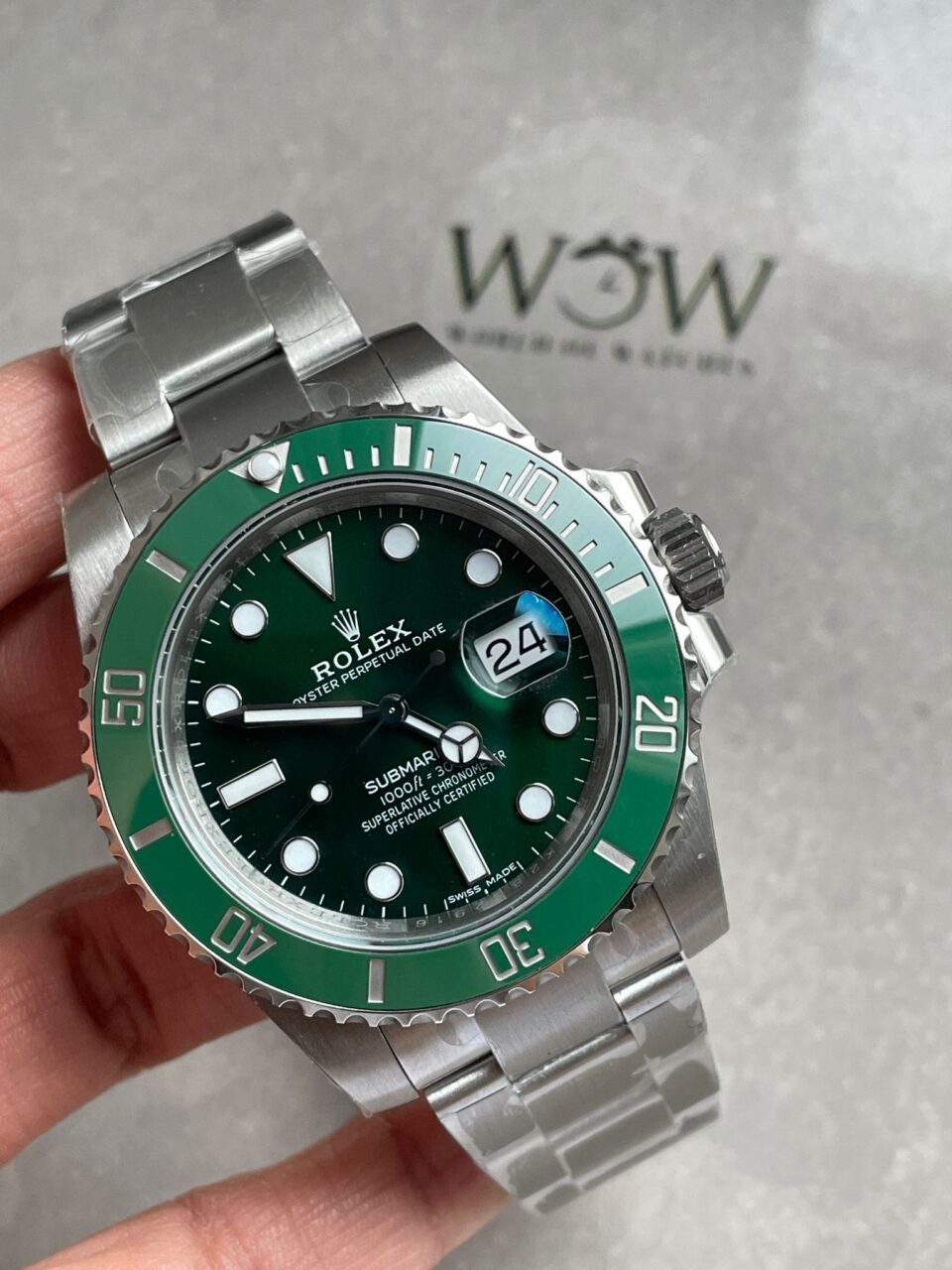 VSF FACTORY 1:1 Rolex HULK SUBMARINER 116610 LV BEST EDITION GREEN CERAMIC 904L STEEL VS3135