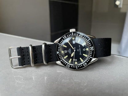 Omega Vintage Seamaster 300 Military Date Automatic Mens Watch