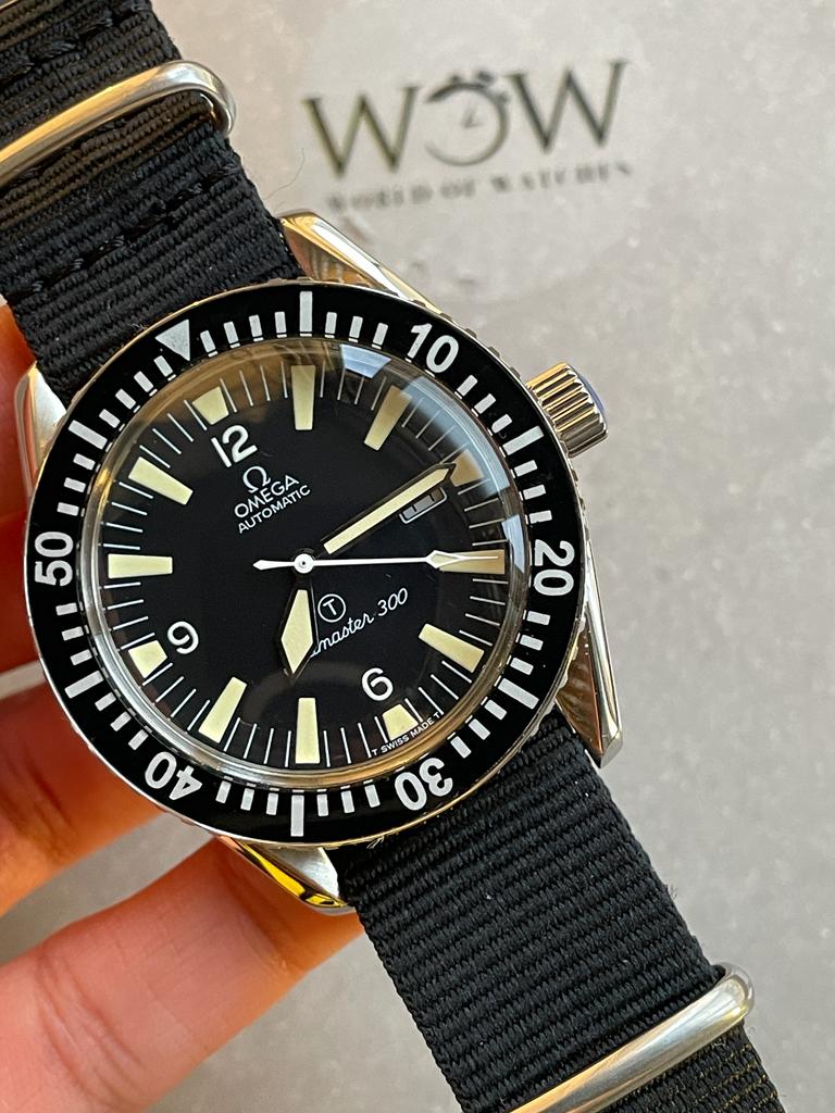 Omega Vintage Seamaster 300 Military Date Automatic Mens Watch