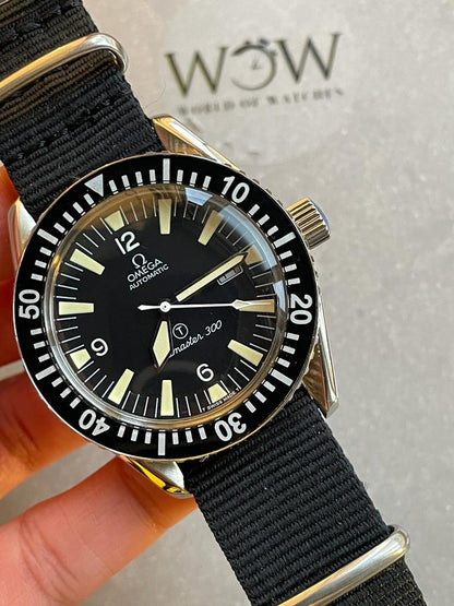 Omega Vintage Seamaster 300 Military Date Automatic Mens Watch