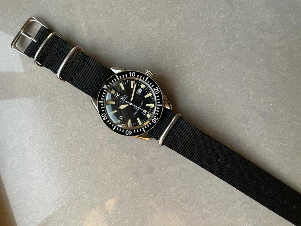 Omega Vintage Seamaster 300 Military Date Automatic Mens Watch